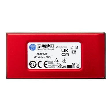XS1000 2TB SSD USB 3.2 Gen 2 External Solid State Drive RED XS1000 2TB SSD USB 3.2 Gen 2 External Solid State Drive RED