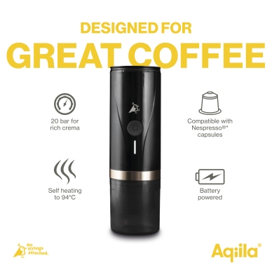 Aqiila alt Aqiila Coffeebird bärbar Espressomaskin