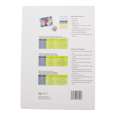Matt fotopapper A4, 5760dpi. 120g/m2, 100ark
