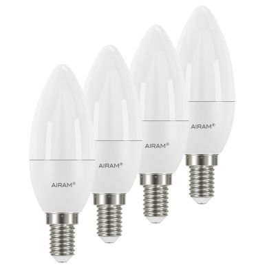 AIRAM LED pære E14 4,9W 2700K 470 lumen 4-pakning 4711738 Modsvarer: N/A