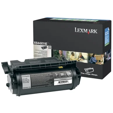 Lexmark Tonerkassette sort 32.000 sider, høj kapacitet, return X644X11E Modsvarer: N/A