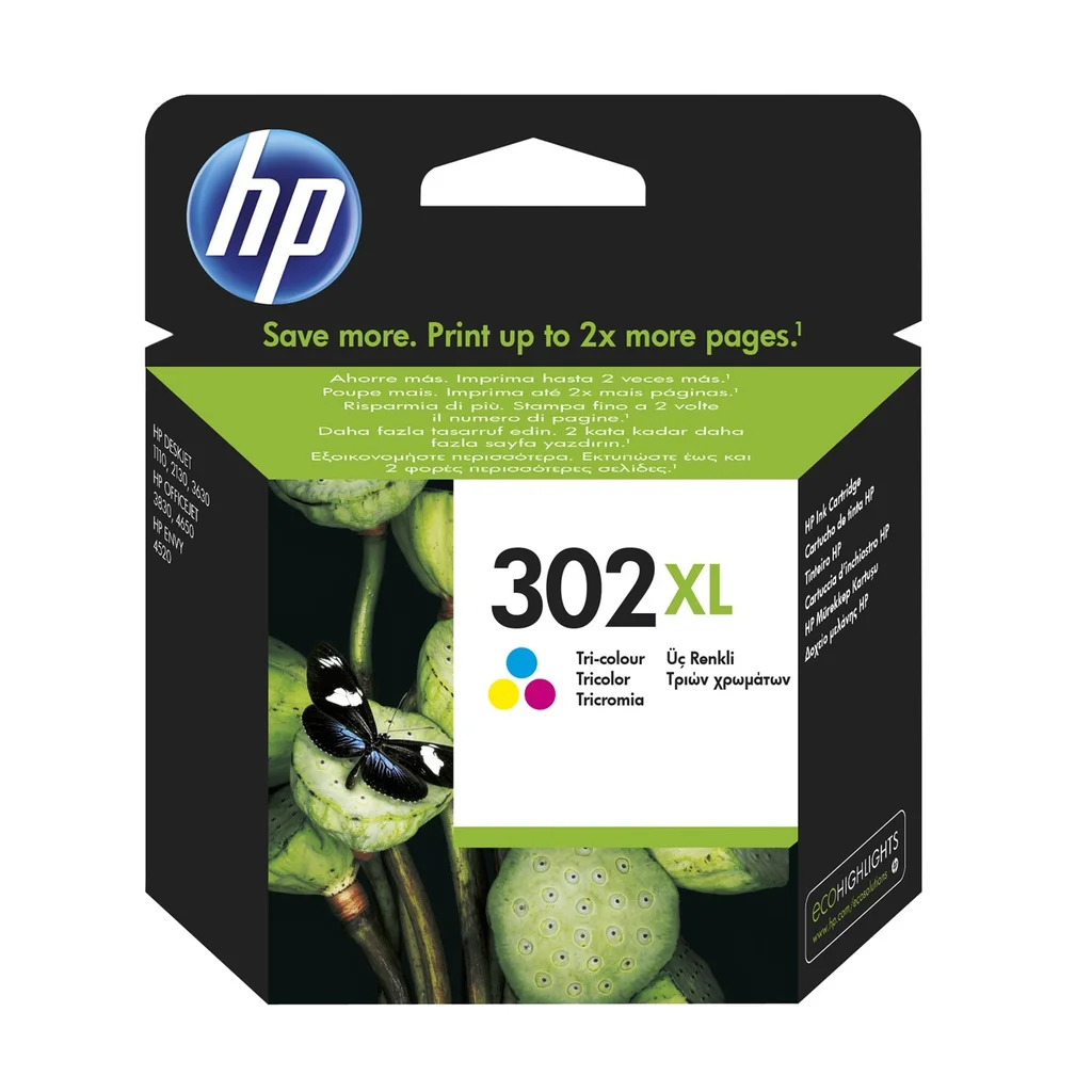 HP 302XL Bläckpatron Tre-färg