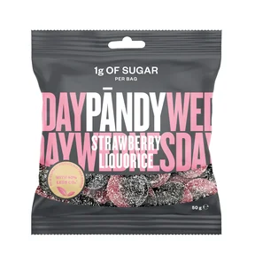 Pändy Candy Strawberry/Liqourice, 50g