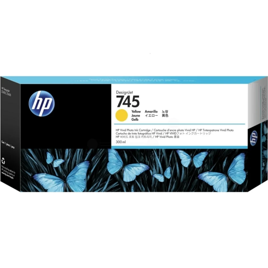HP 745 Bläckpatron Gul