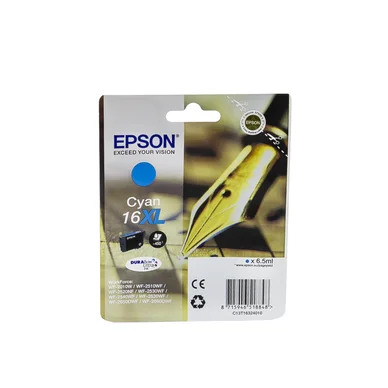 Epson Epson 16XL Blækpatron Cyan T1632 Modsvarer: N/A billede