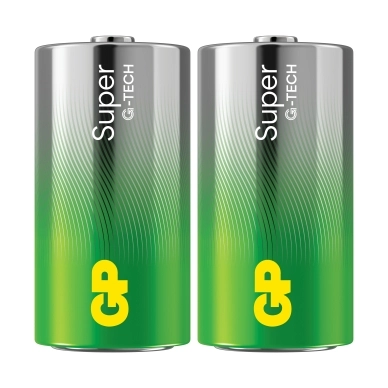GP BATTERIES alt GP Super Alkaline Batteri C/LR14/14A 2-pack