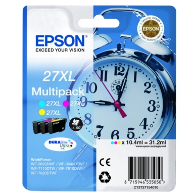 Epson Epson 27XL Blækpatron C/M/Y T2715