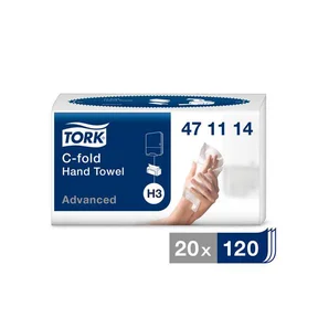 Tørkepapir Tork Advantage H3 2-lags hvit 2400/fp