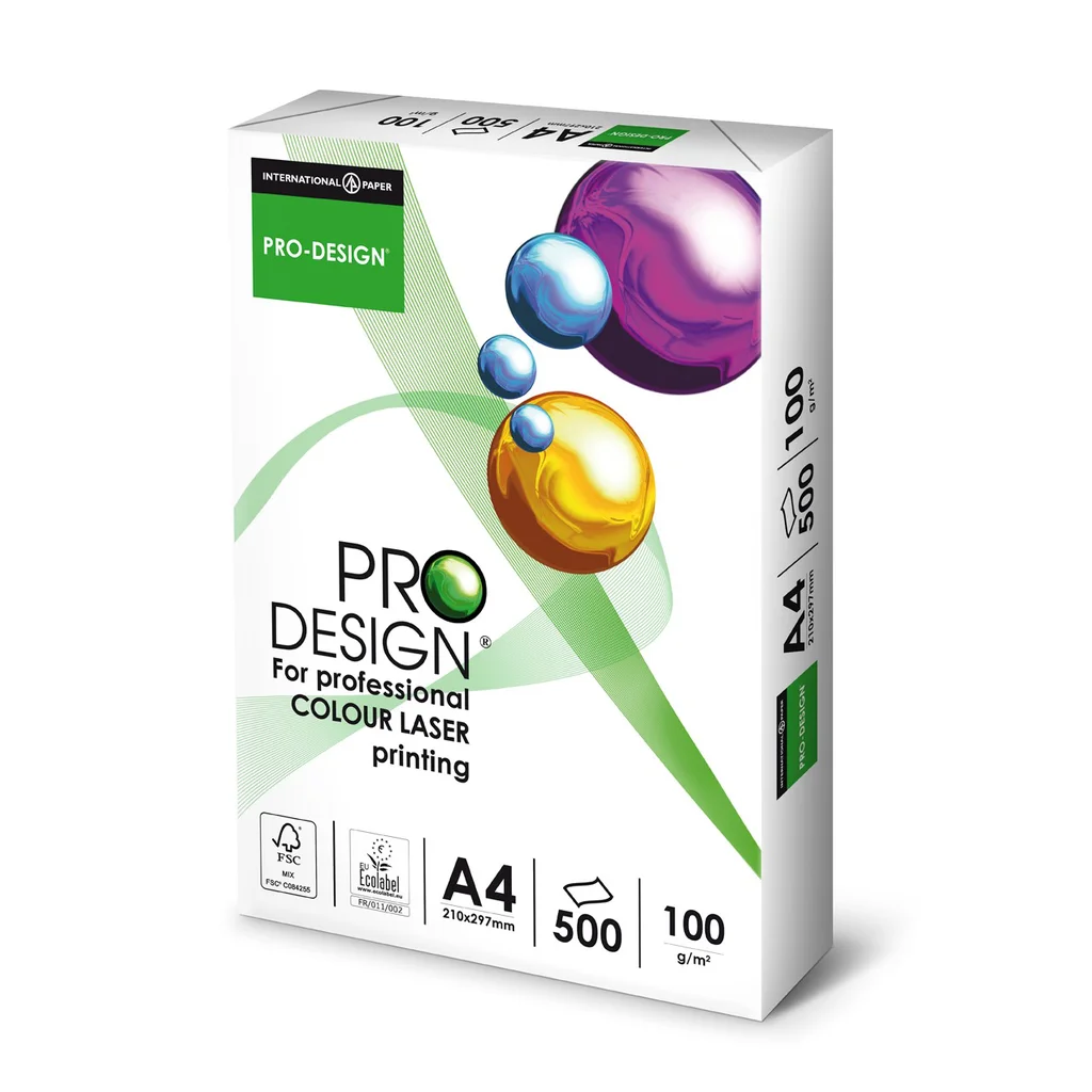 Pro Design, 100g, A4, ohålat, 500 ark