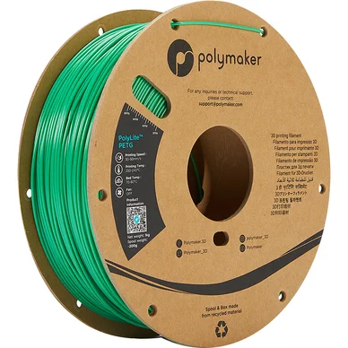 Polymaker Polymaker Polylite PETG 1,75 mm - 1kg Grøn 6938936710073 Modsvarer: N/A
