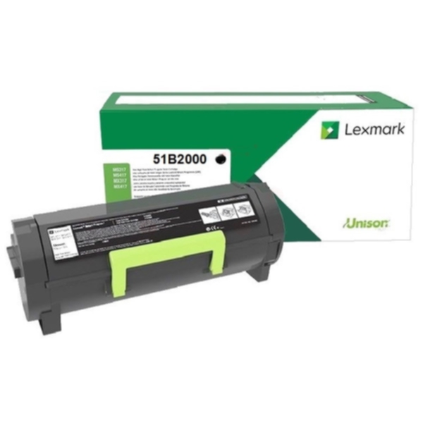 Lexmark 51B2000 / Black Return Program Toner - Laser toner Svart