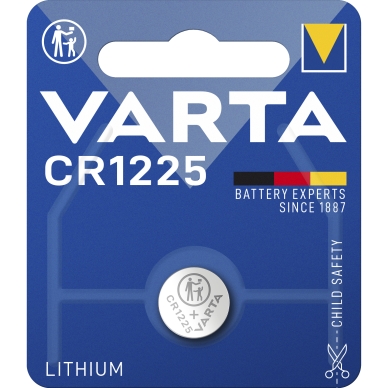 Varta Varta CR1225 Lithium Knapcelle batteri - 1 pk. 6225101401 Modsvarer: N/A billede