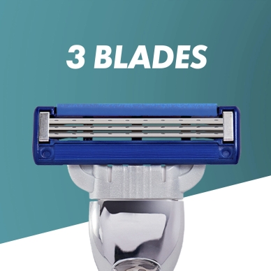 Gillette Mach3 Turbo Rakhyvel + 2 rakblad