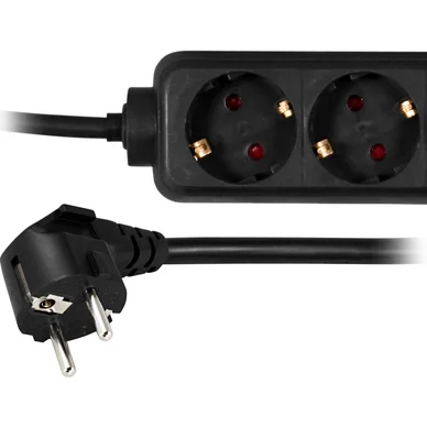 DELTACO DELTACO jatkojohto 6xCEE 7/4 1xCEE 7/7 3m musta 7340004677222 Vastaa: N/A