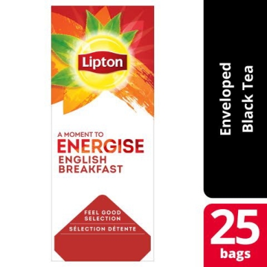 Billede af Lipton Lipton English Breakfast pakke med 25 stk. 5900300586929 Modsvarer: N/A