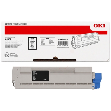 OKI - Sort - original - tonerpatron - for OKI MC873DN, MC873DNC, MC873DNCT, MC873DNV, MC873DNX, MC883dn, MC883dnct, MC883dnv
