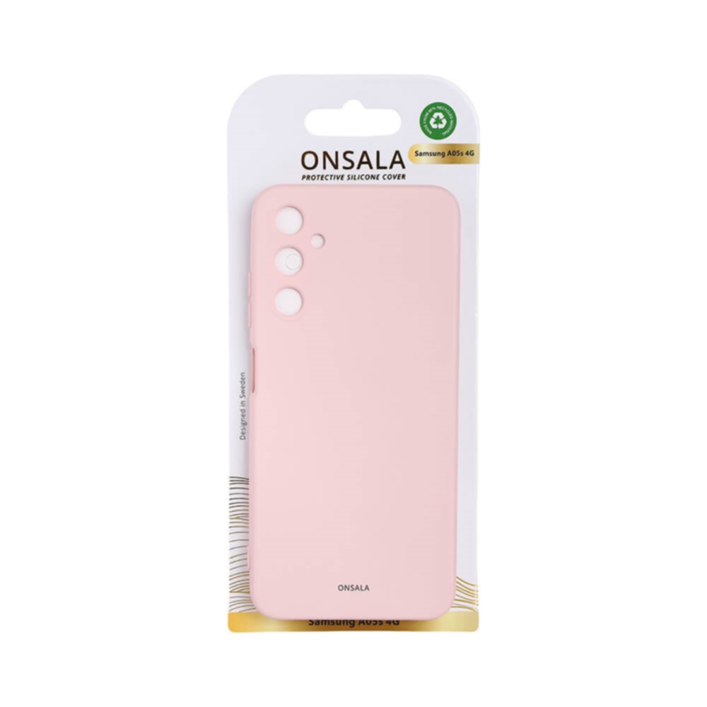 Onsala Mobilskal Silikon Samsung A05s, Chalk Pink