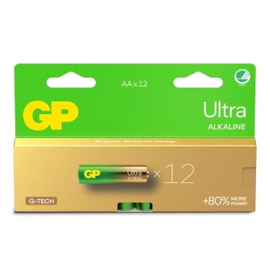 GP BATTERIES alt GP Ultra Alkaline AA-batteri LR6/15AU 12-pakk