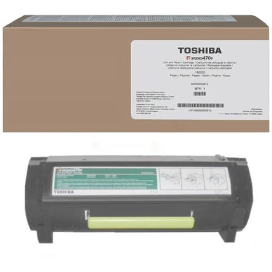 TOSHIBA Värikasetti musta 16.000 sivua T-470P-R Vastaa: N/A
