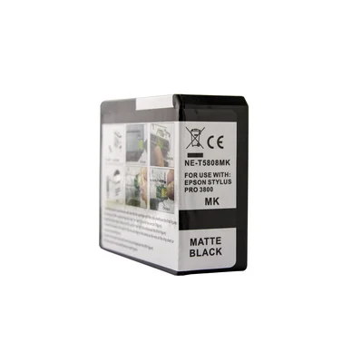 WL Blækpatron, erstatter Epson T5808, mat sort, 84 ml 0T5808 Modsvarer: T5808